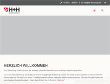 Tablet Screenshot of hh-werkzeug.de